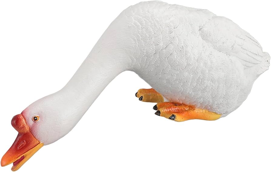 Amazon.co.jp: ガチョウの像 動物の置物 ガチョウの像 愛らしい装飾